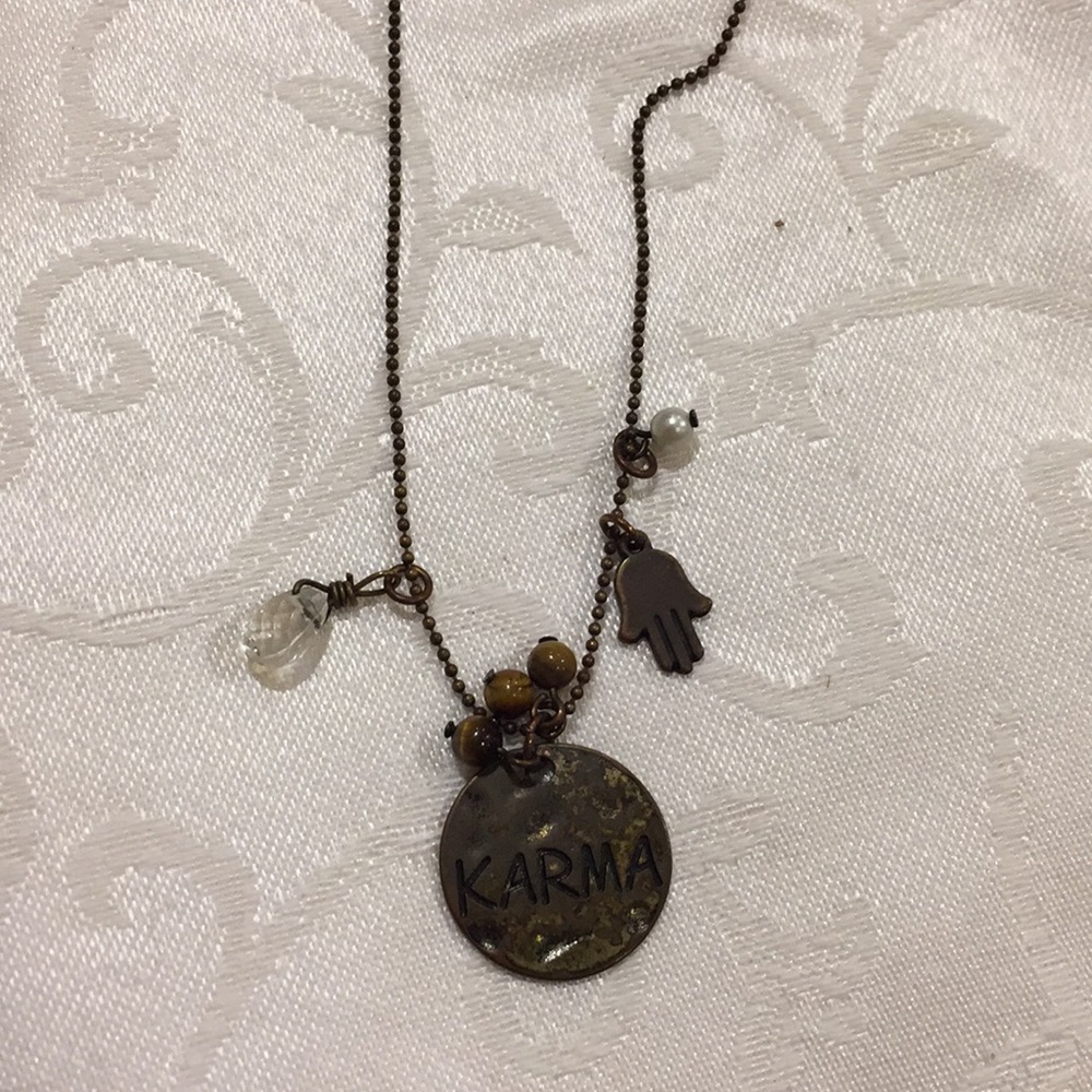 Black rustic necklace